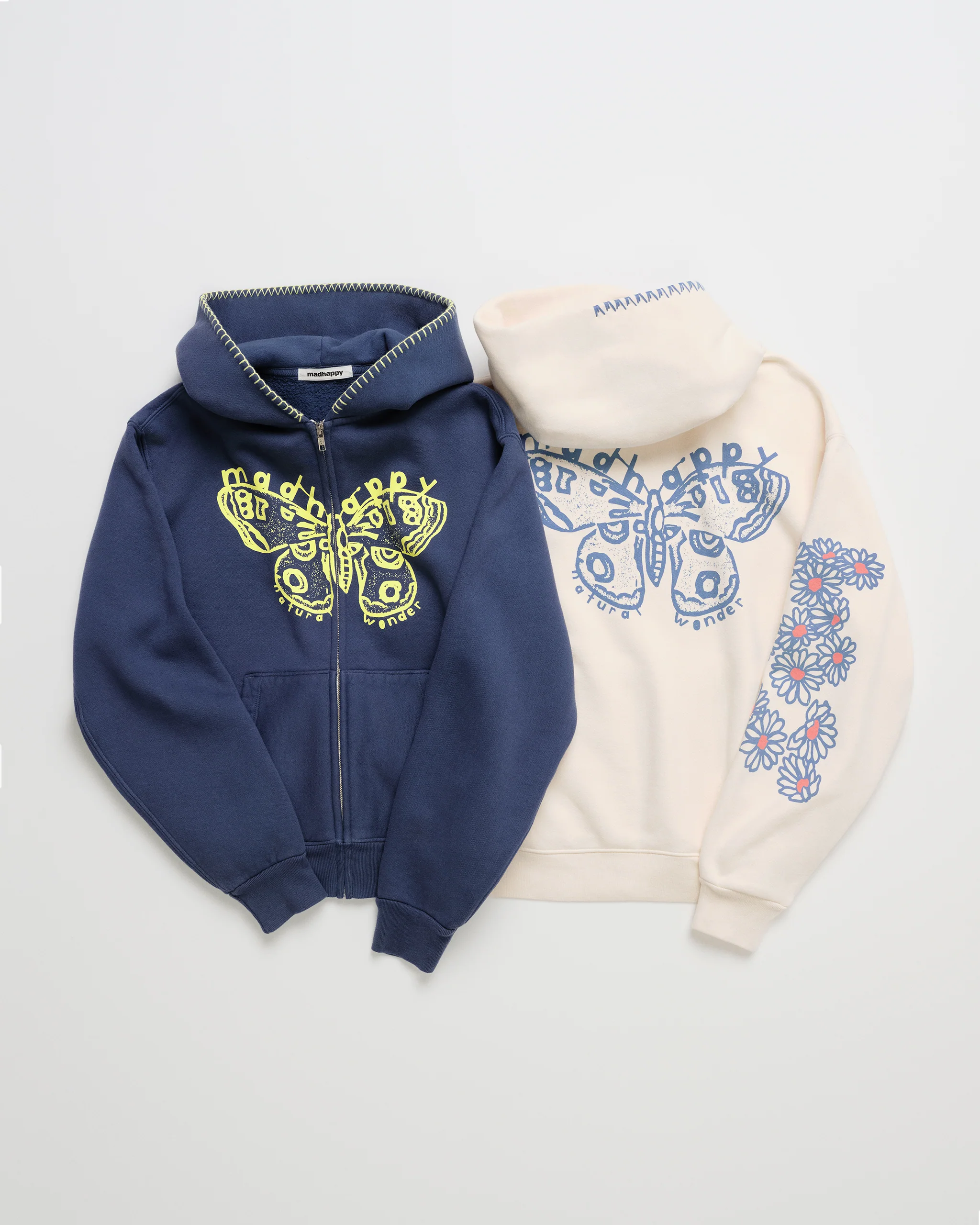 Butterfly Midweight Fleece Hoodie - Image 5
