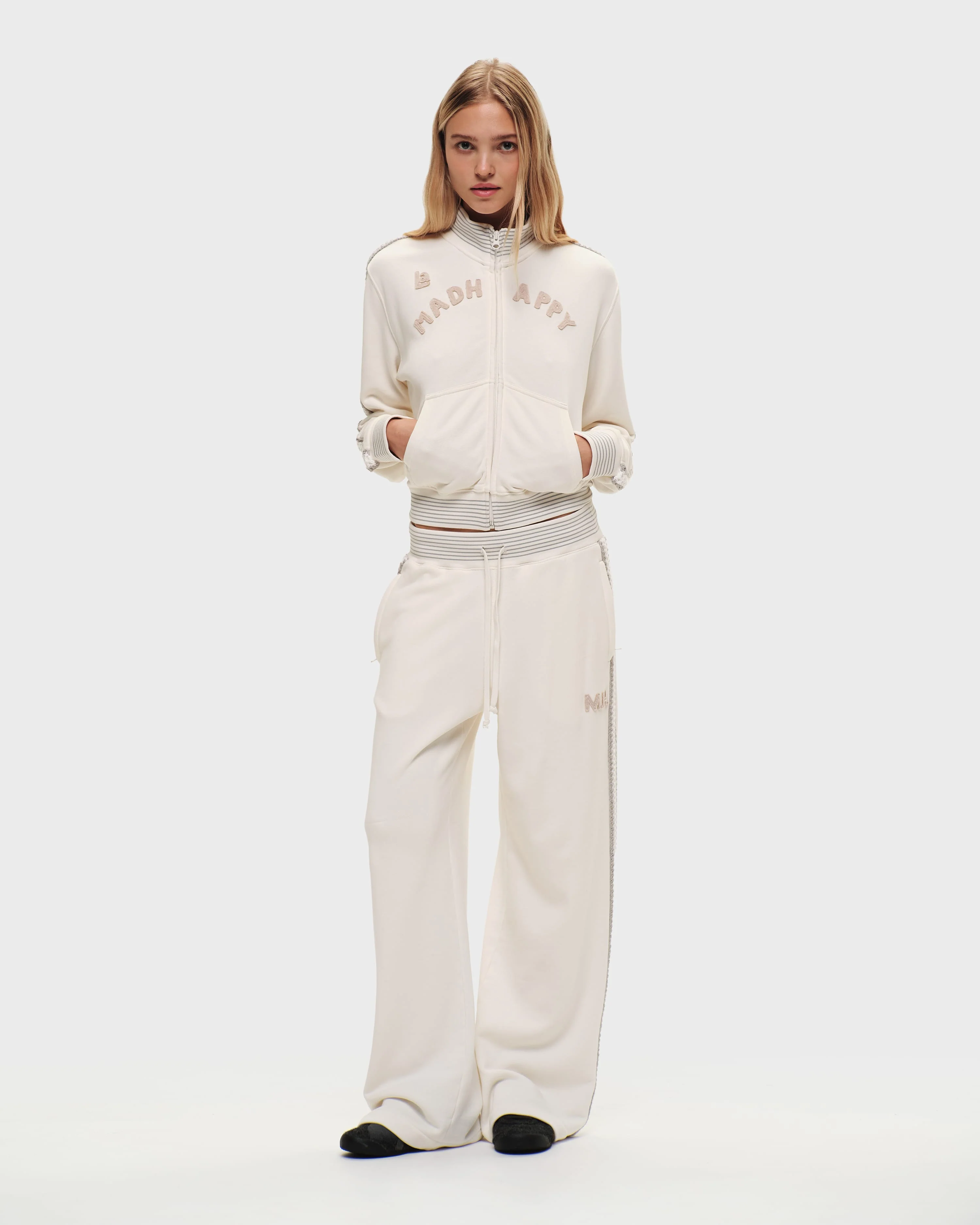 Crochet Trim Track Pant - Image 3