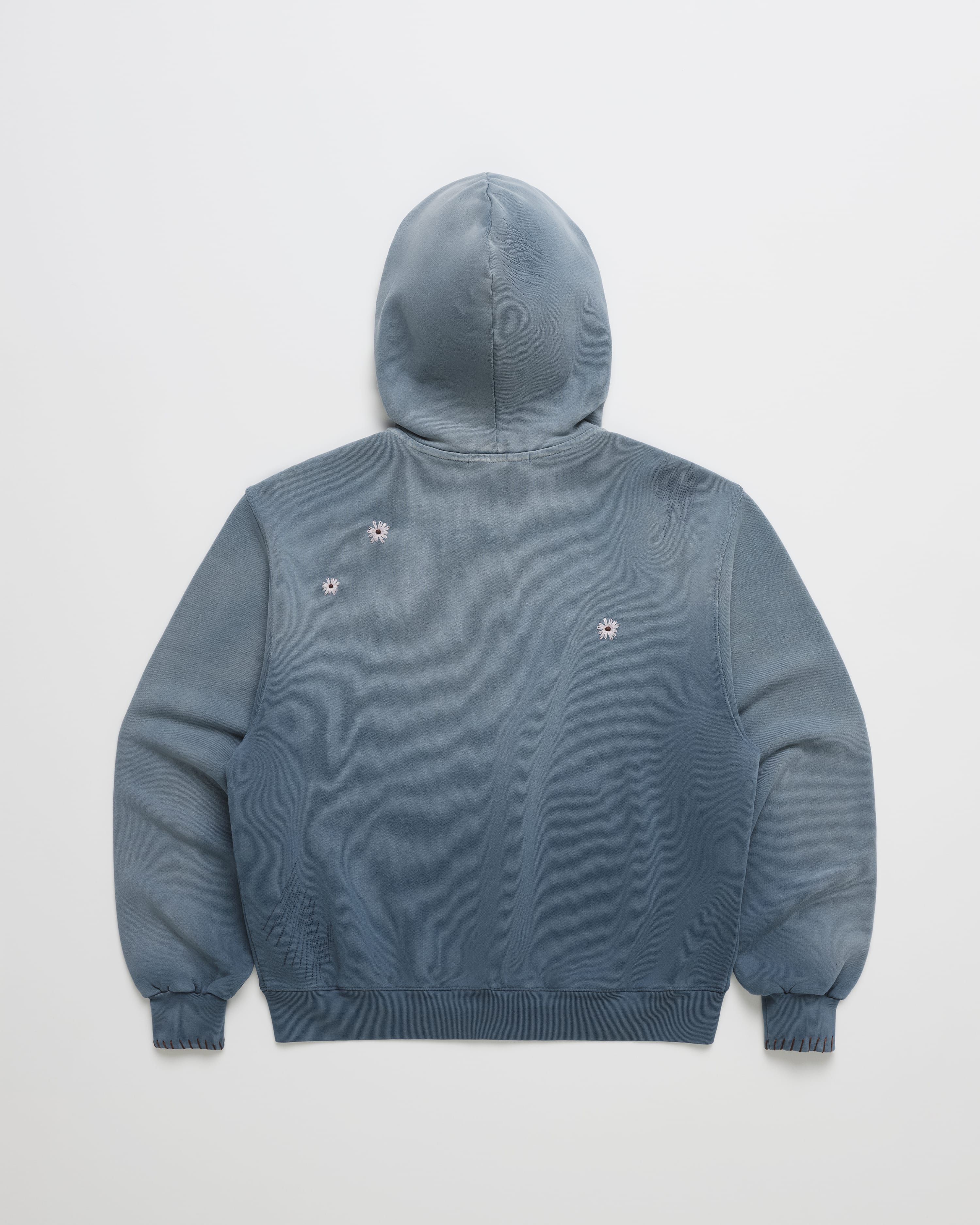 Crystal Flower Zip Up Hoodie - Image 4