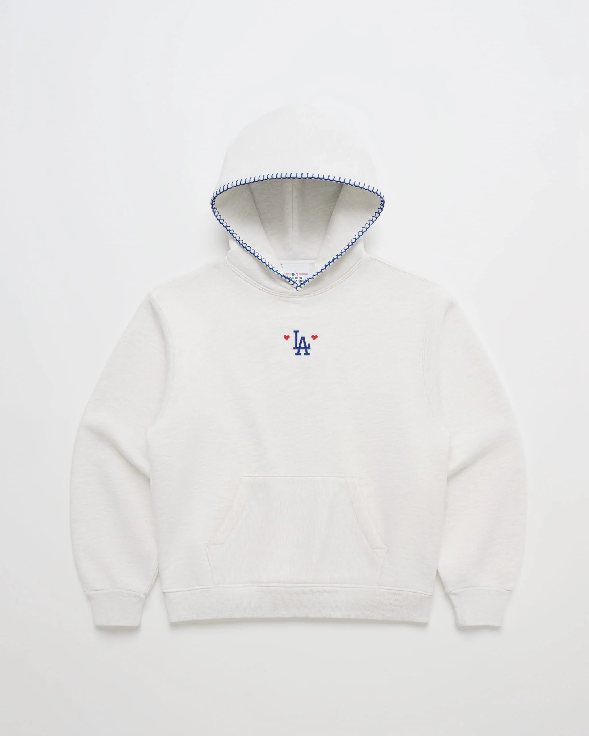 Dodgers Heart Fleece Hoodie