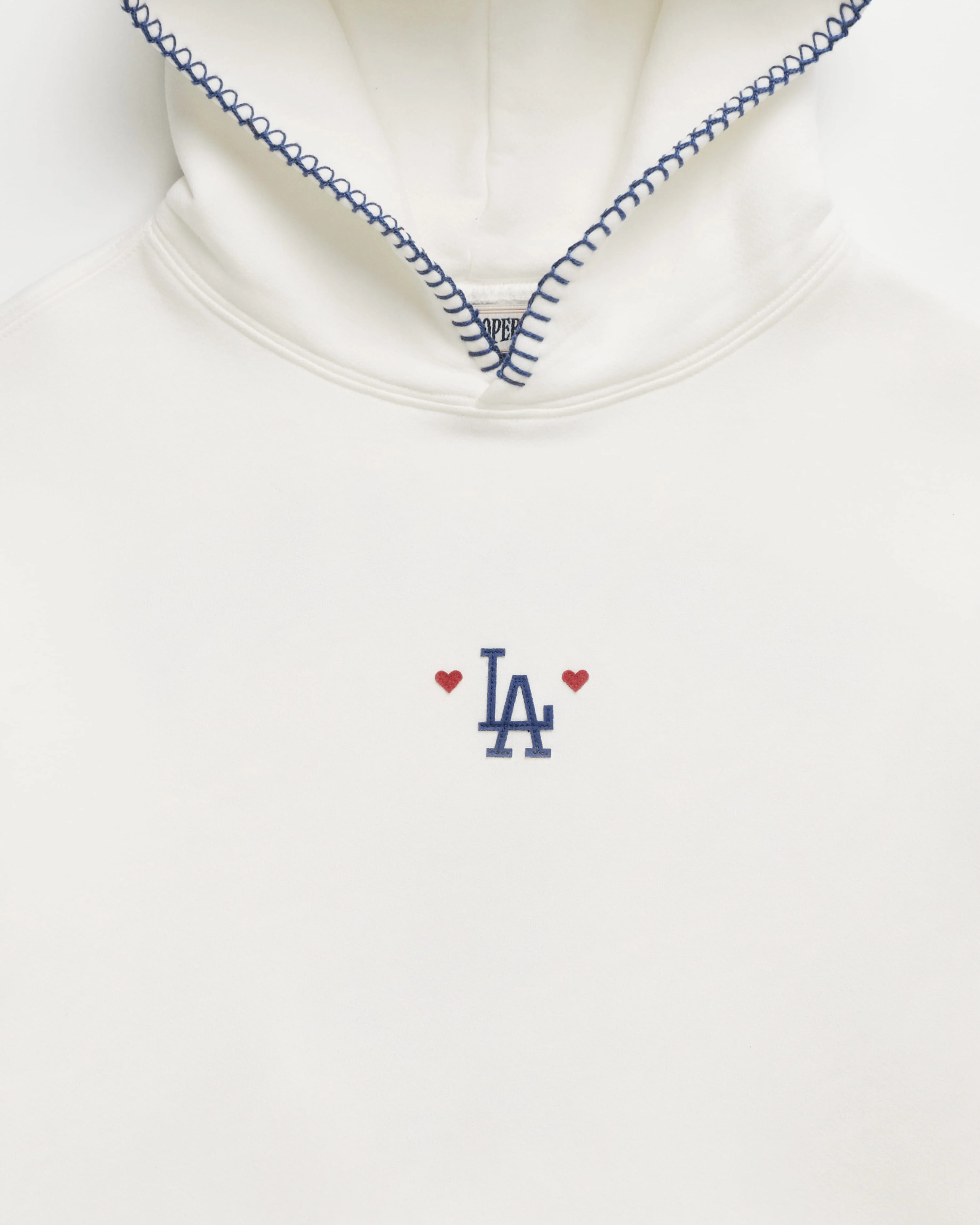Dodgers Heart Fleece Hoodie - Image 3