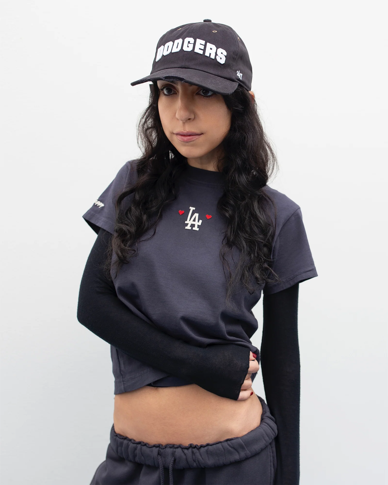 Dodgers Heart Shrunken Tee - Image 2
