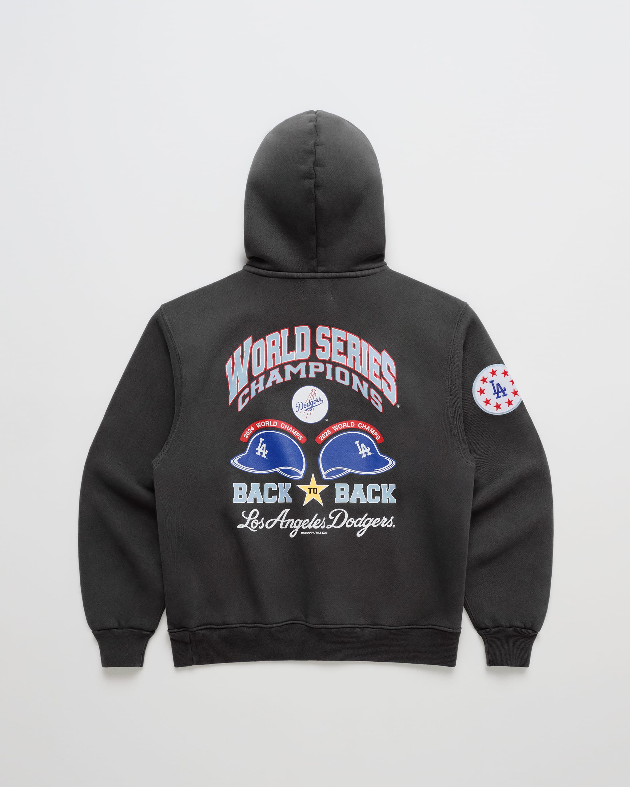 Dodgers Back To Back World Series Fleece Hoodie - Image 3