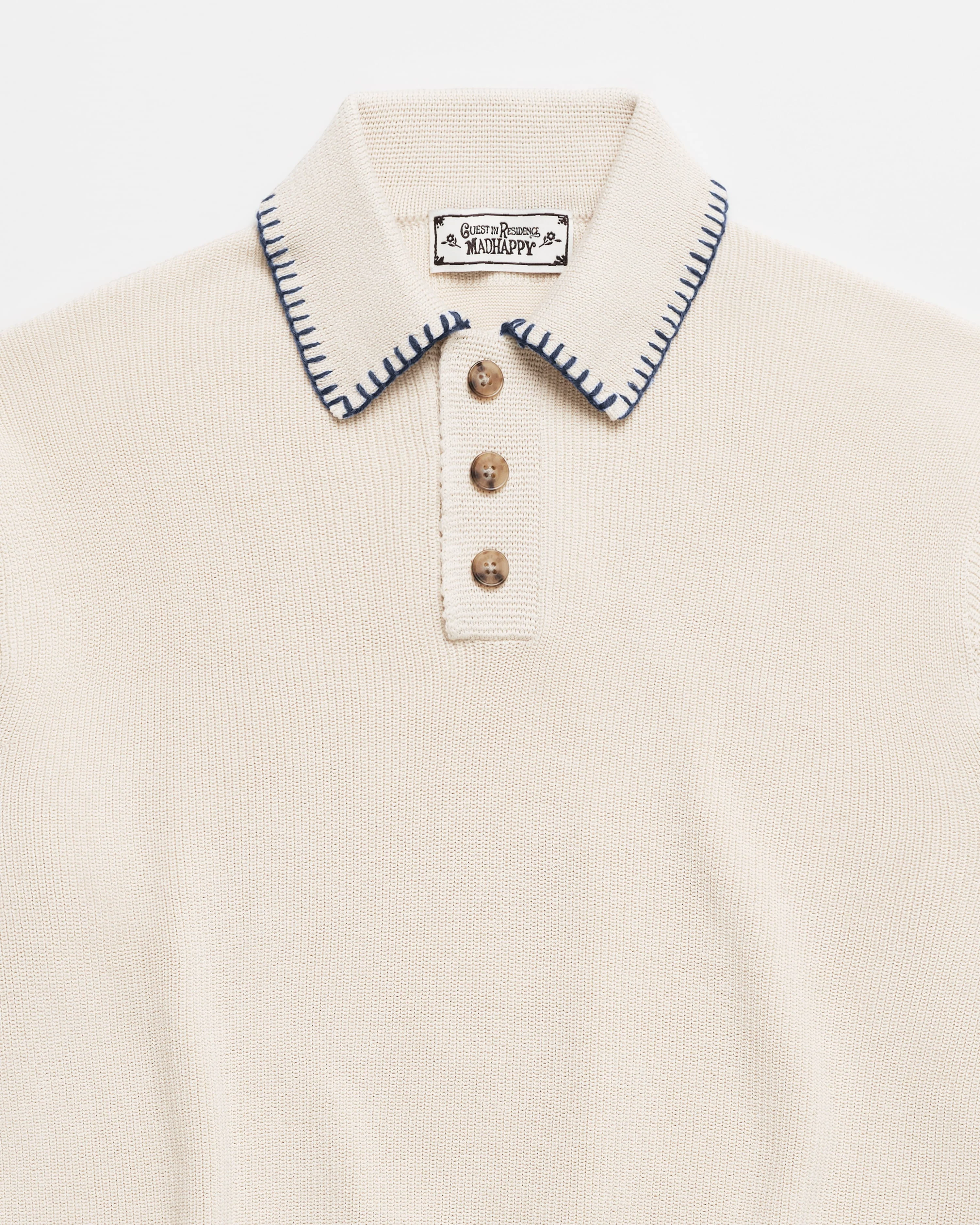 Guest In Residence Rib Knit Polo - Image 2
