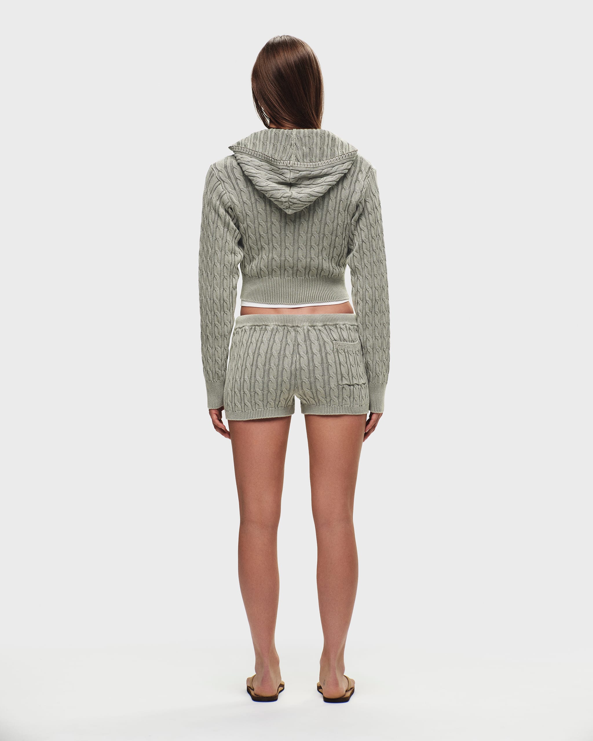 Classics Washed Cable Knit Short - Image 3