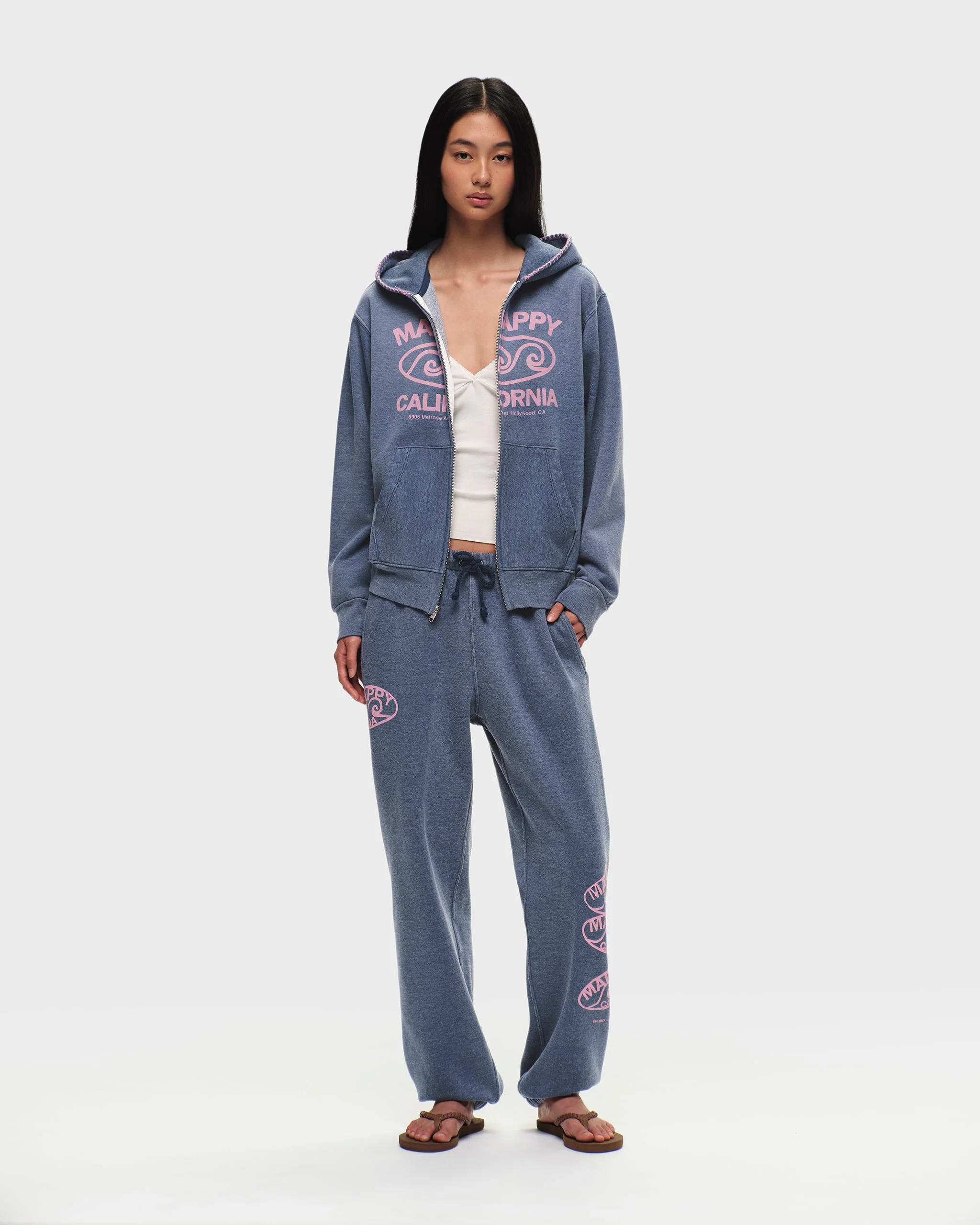 Madhappy California Lightweight Fleece Zip Up - Image 4