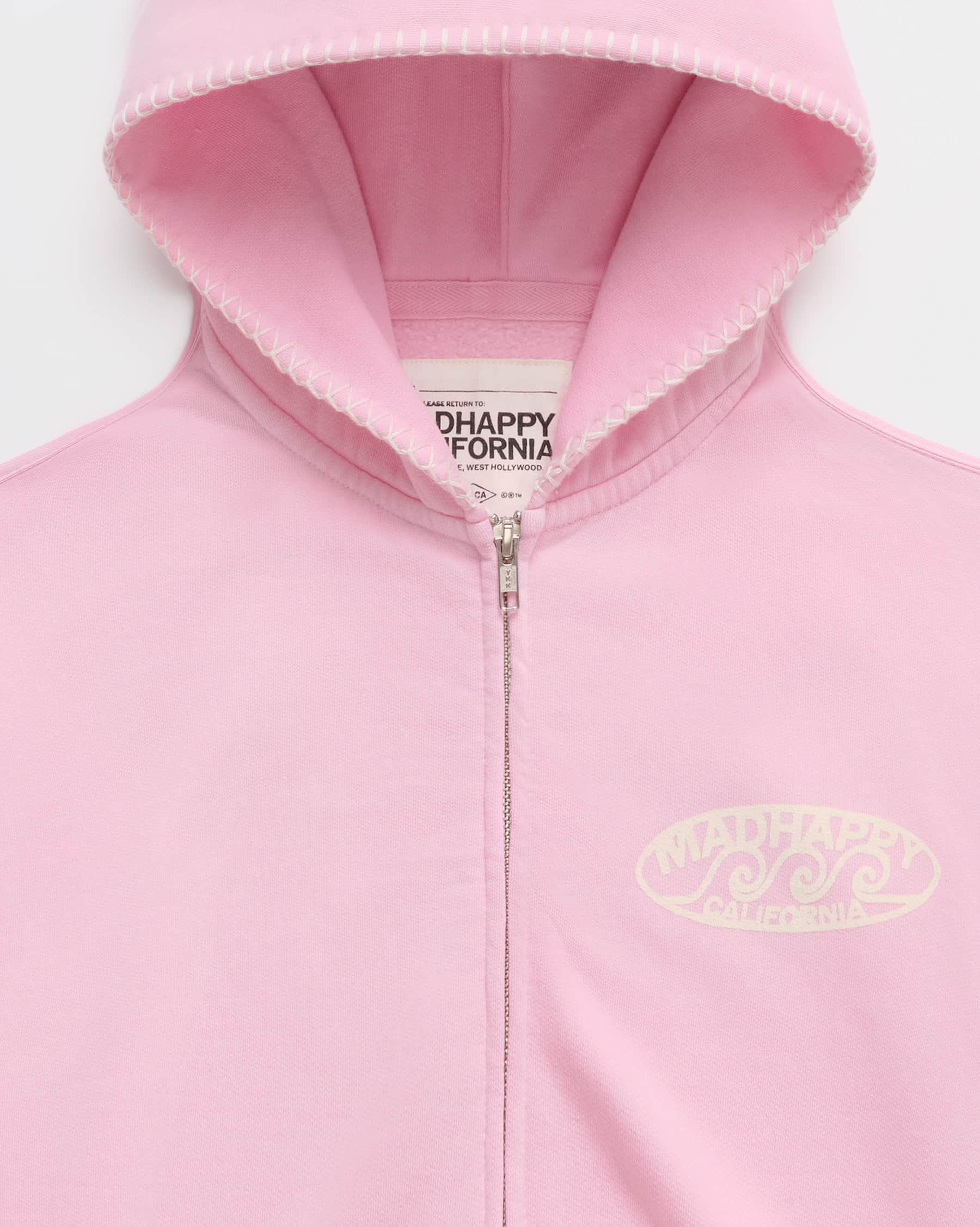 Madhappy California Waves Lightweight Fleece Zip Up - Image 3
