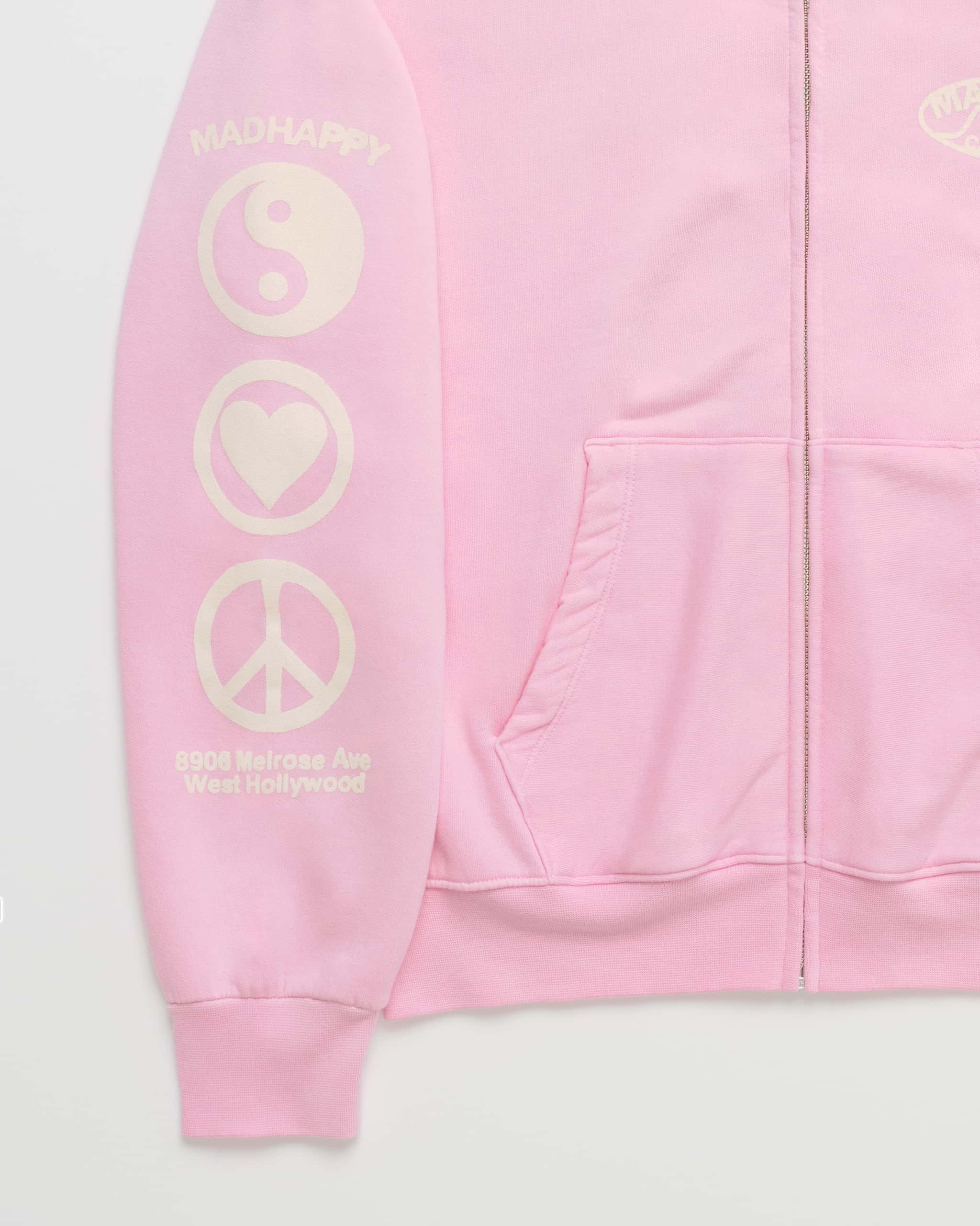 Madhappy California Waves Lightweight Fleece Zip Up - Image 4