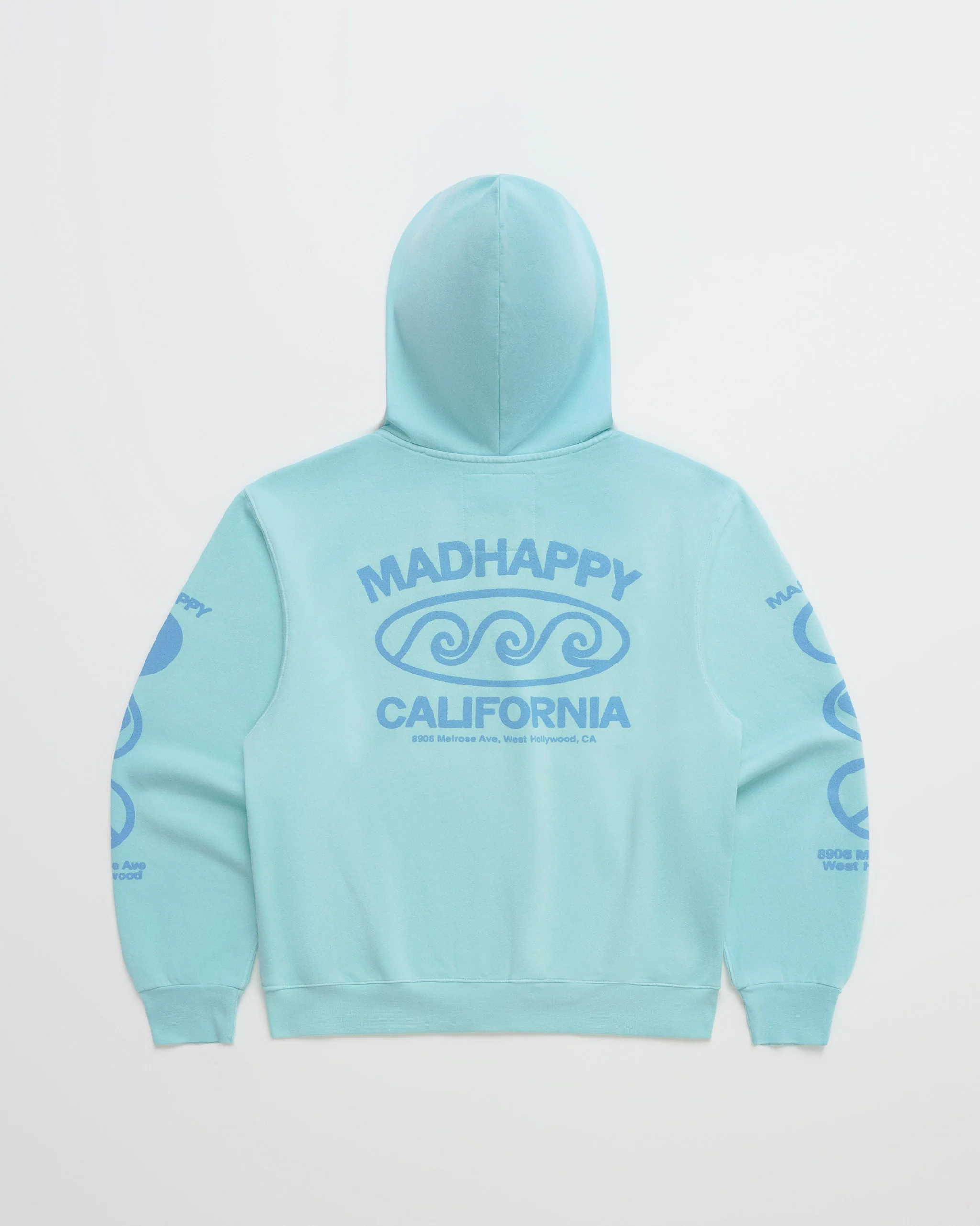 Madhappy California Waves Lightweight Fleece Zip Up - Image 2