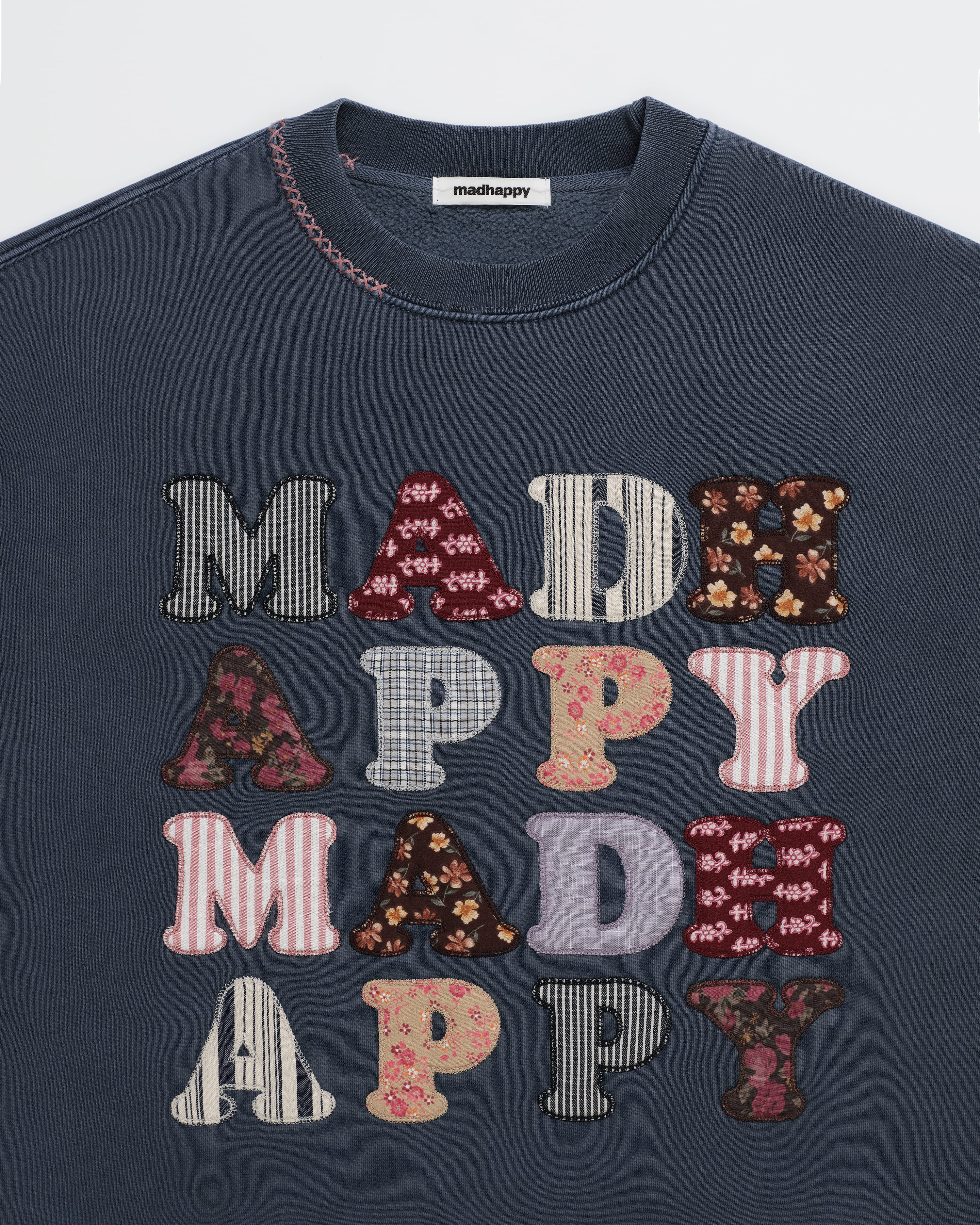 Madhappy Quiltwork Fleece Crewneck - Image 2