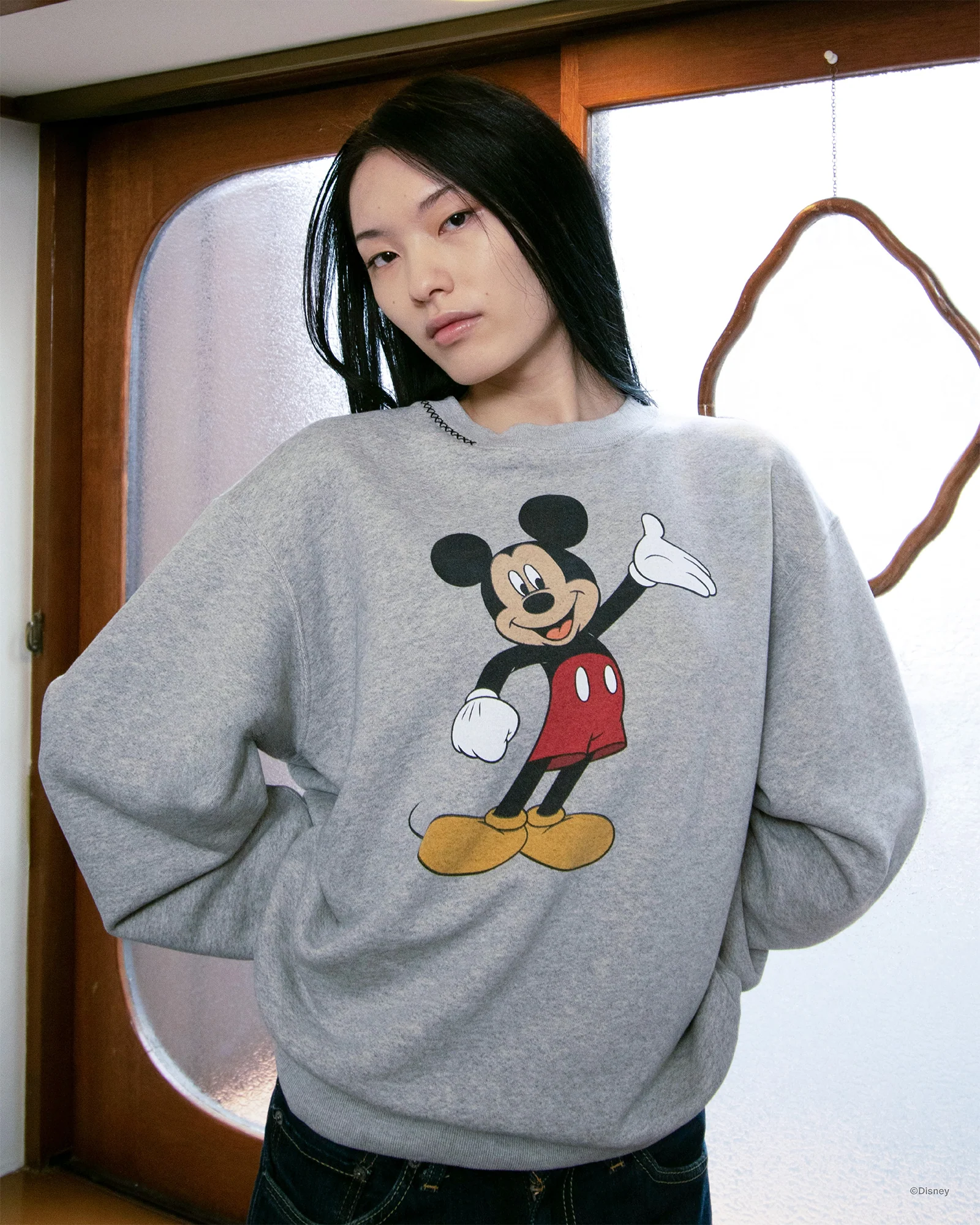 Mickey Mouse Fleece Crewneck - Image 3