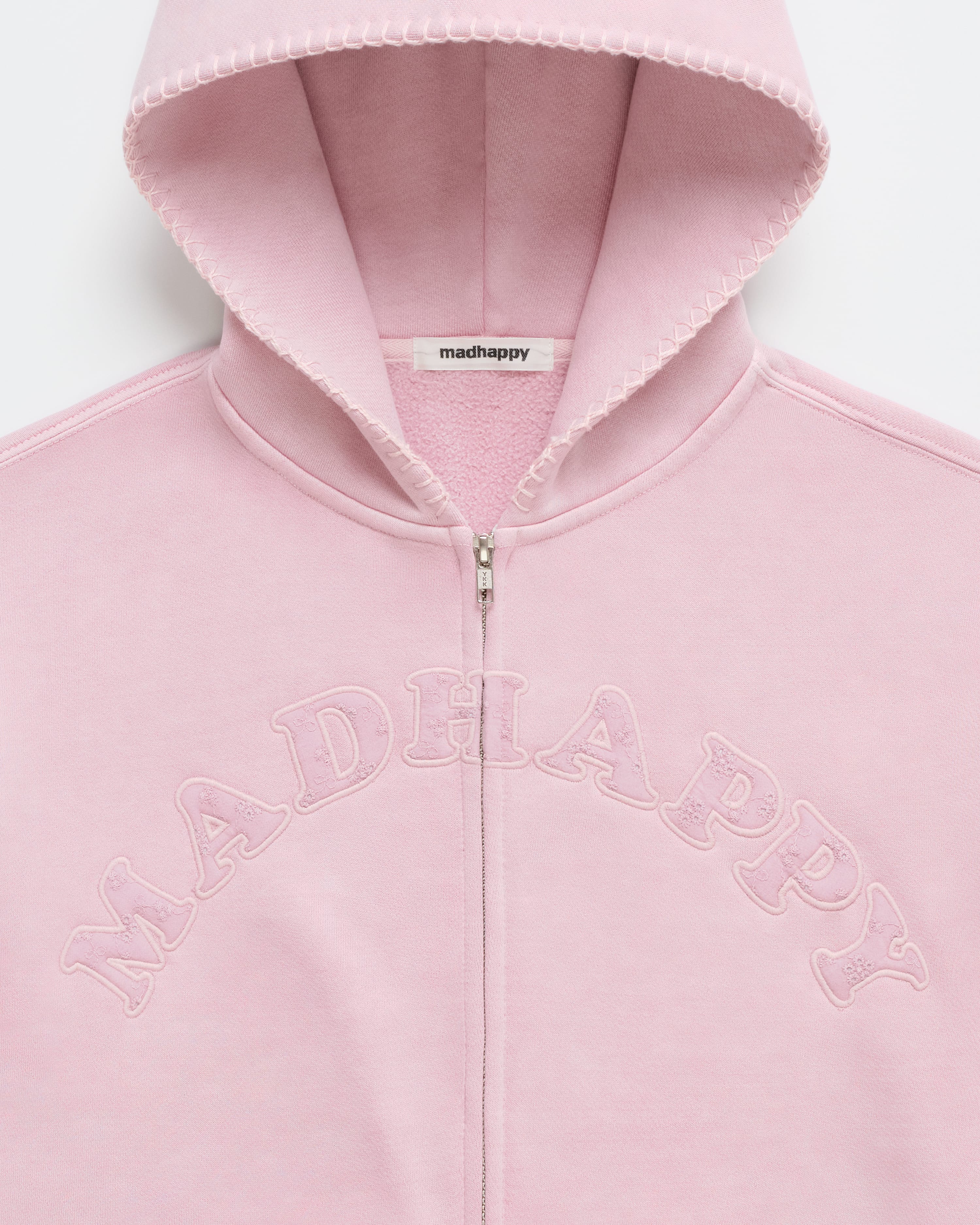 Eyelet Cooper Zip Up Hoodie - Image 2
