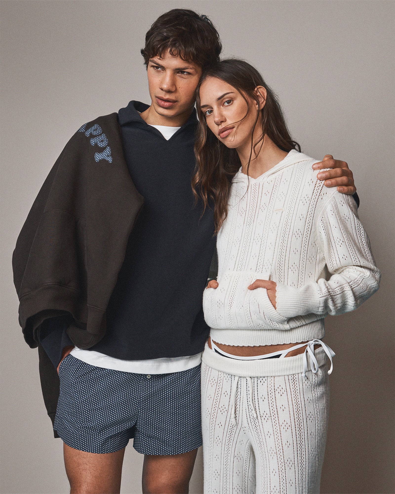 Pointelle Sweater Straight Leg - Image 3