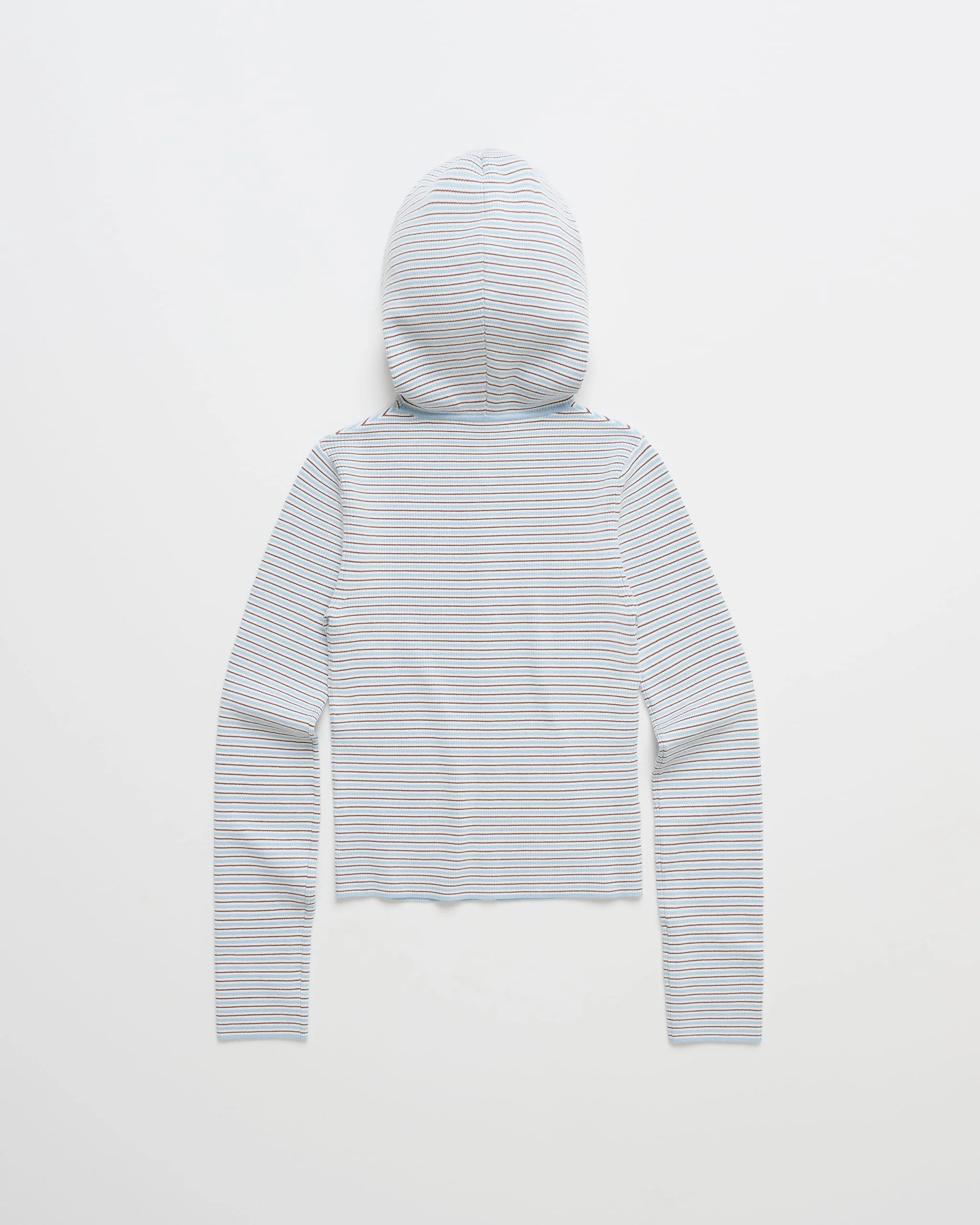 Ribbed Knit Hooded Cardigan - Image 4