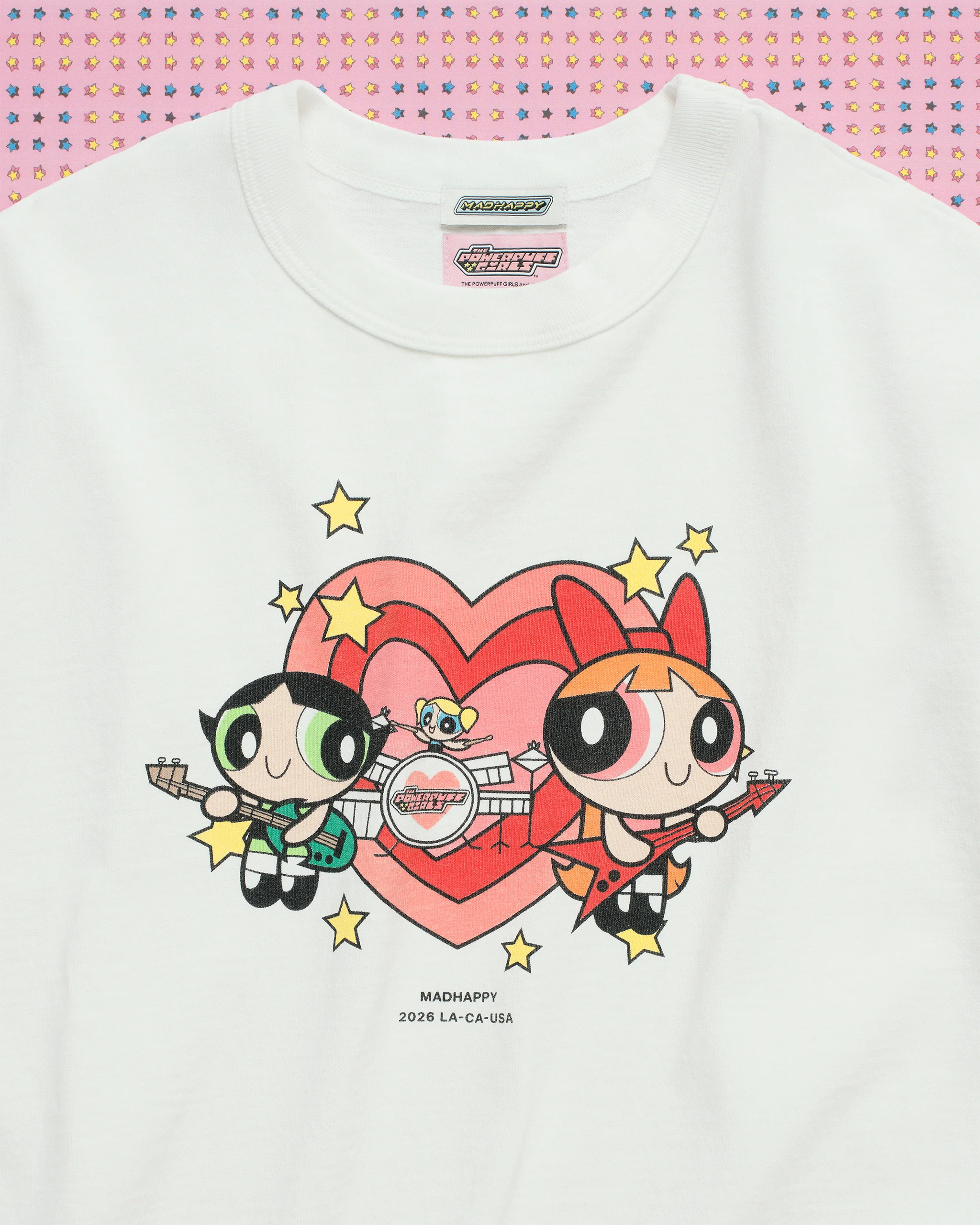 The Powerpuff Girls Band Heavyweight Tee - Image 2