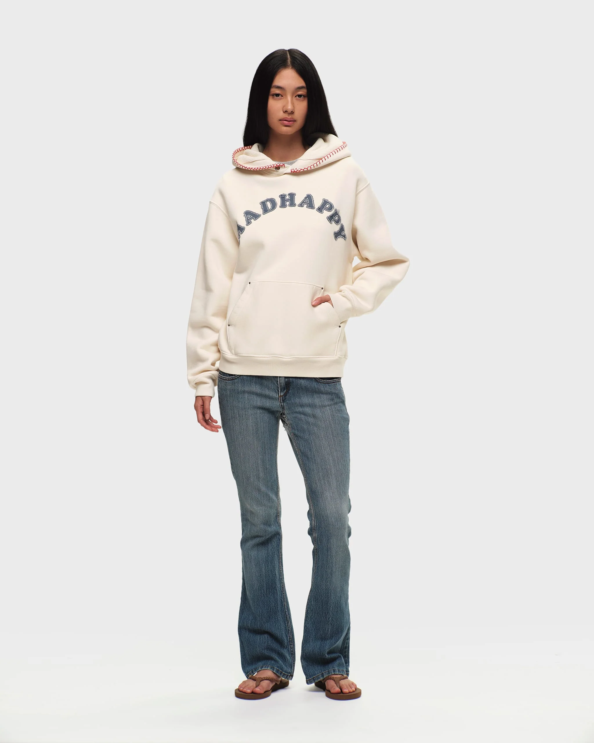 Washed Cooper Applique Hoodie - Image 4