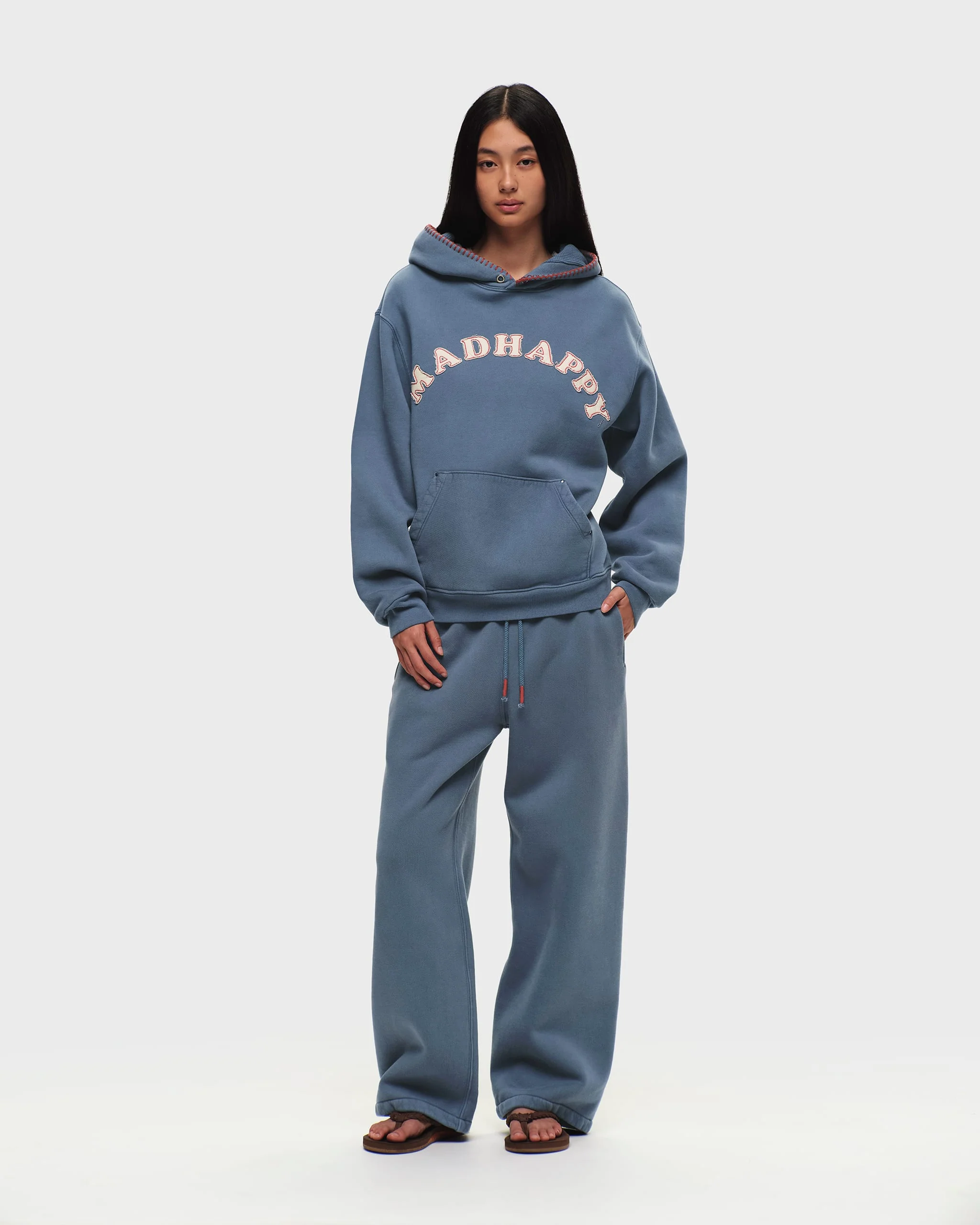 Washed Cooper Applique Straight Sweatpant - Image 5